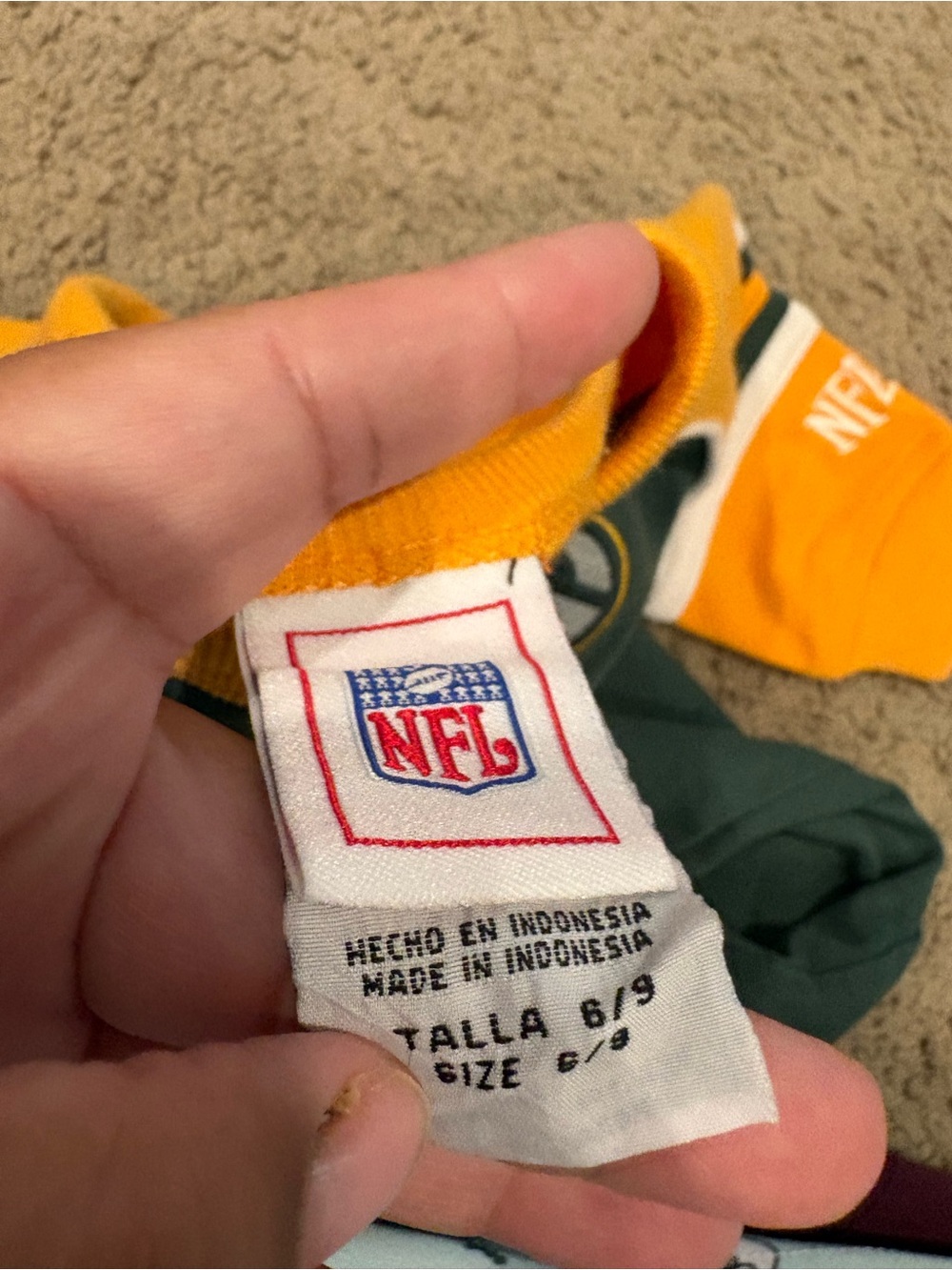 Green Bay Packers Infant Onesies and Sleepers Set of 3 6-12 Months - Picture 14 of 16